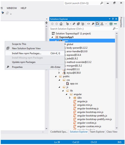 install all packages